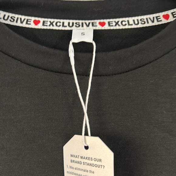 Black and white 3/4 sleeve dress - Picture 5 of 6